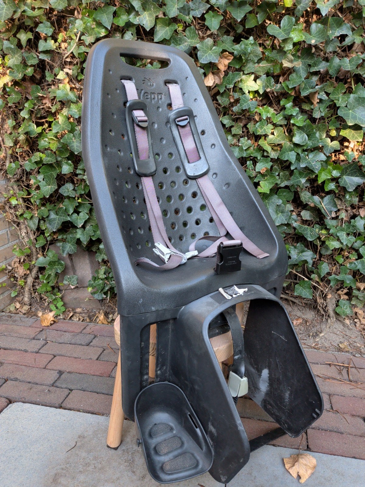 Yepp Achterzitje Zwart - Comfortabel en Veilig, Fietsen en Brommers, Achterzitje, Yepp, Ophalen of Verzenden, 9 t/m 36 kg