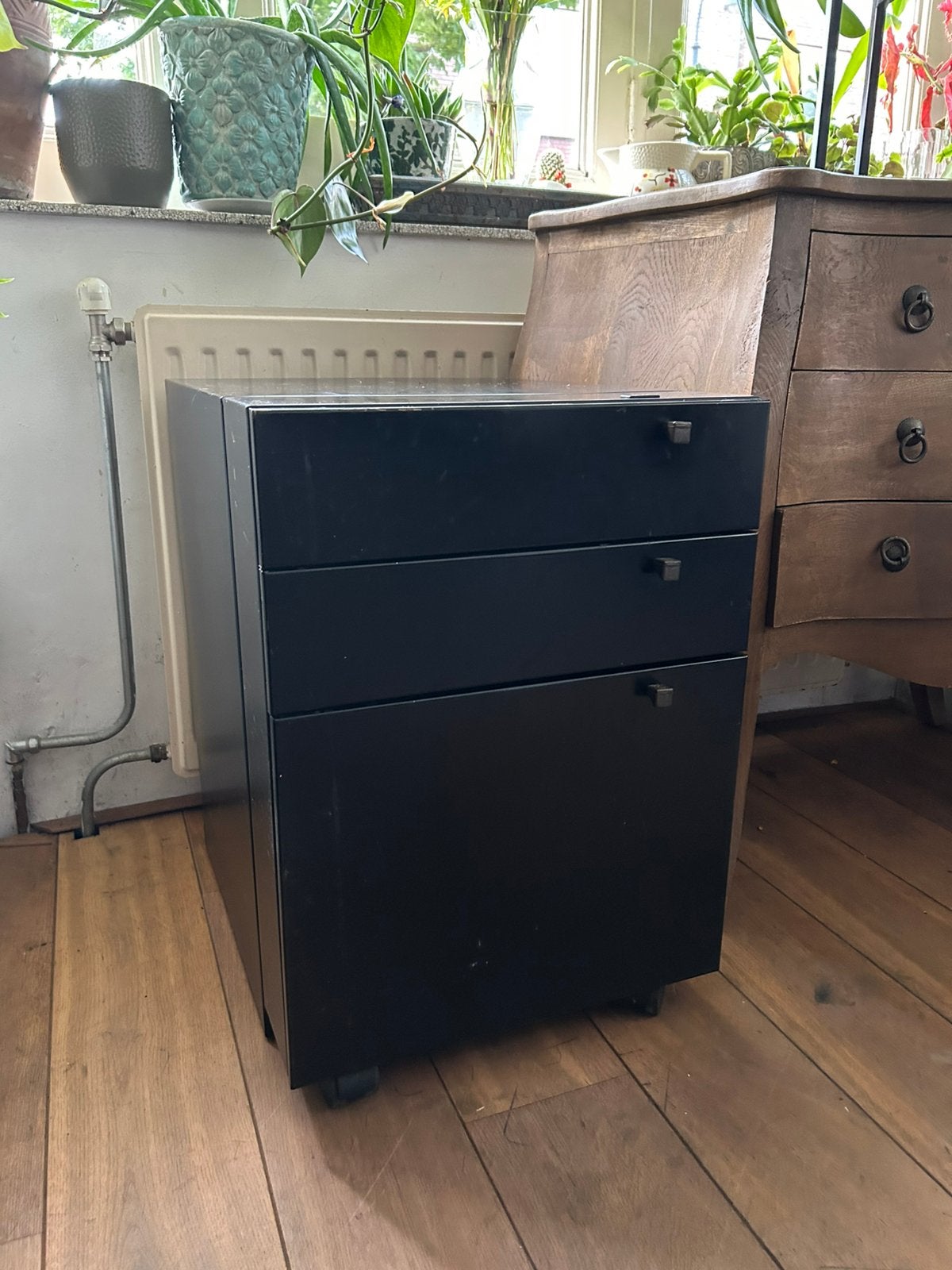 Laag bureau-ladekastje + brieven-etagère (organizer), Huis en Inrichting, Kasten | Ladekasten, Ophalen, Gebruikt, 1 of 2 laden
