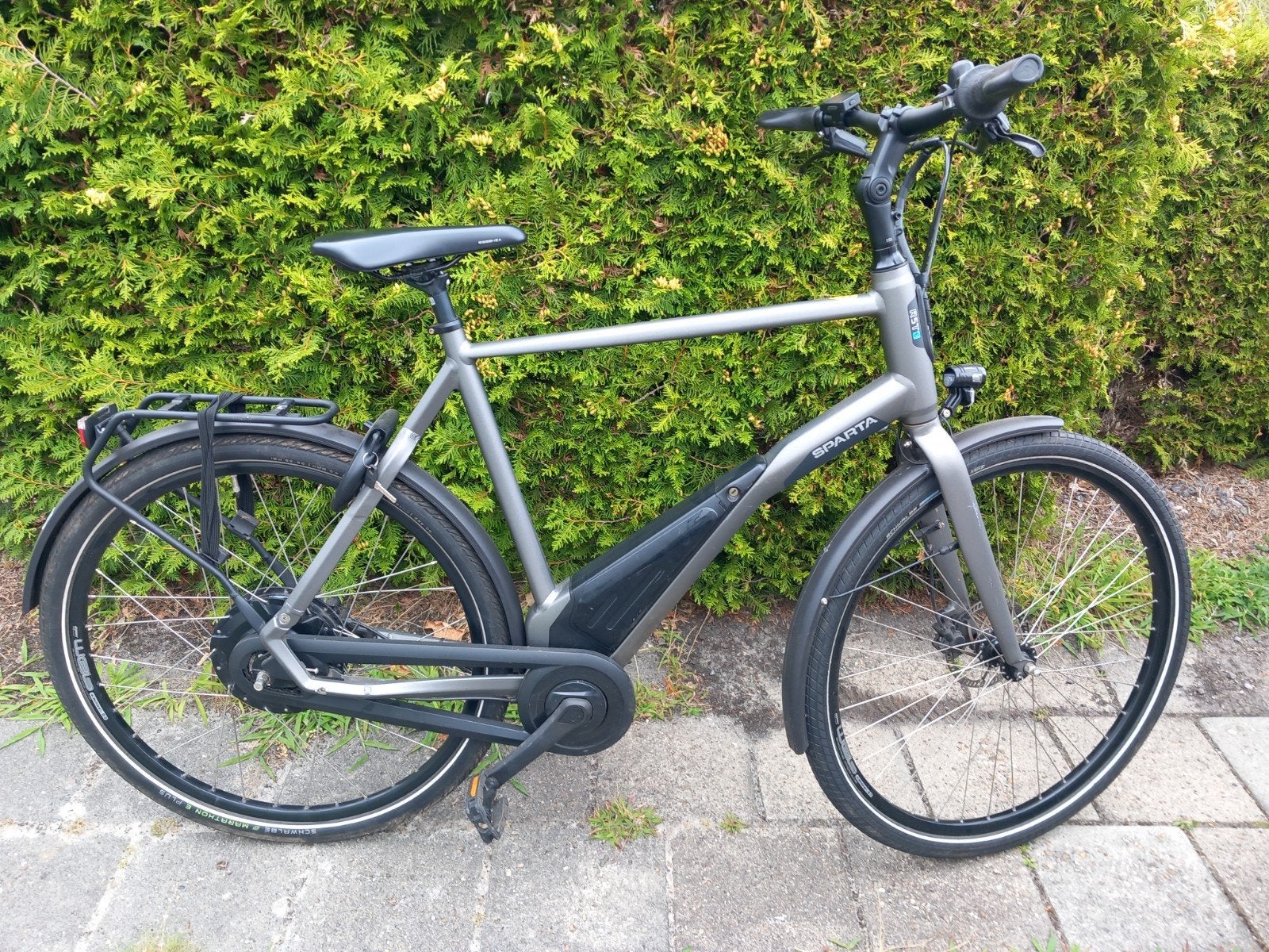 Sparta R5T e elektrische herenfiets, Ophalen, Sparta, Versnellingen, Zo goed als nieuw