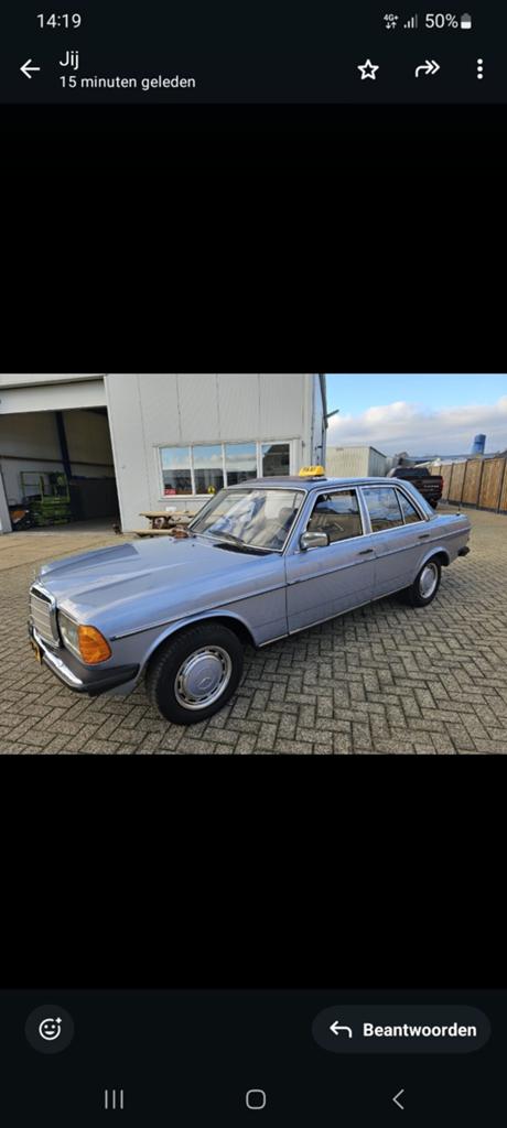 Mercedes-Benz 200d automaat belastingvrij 1981 Blauw, foto 7