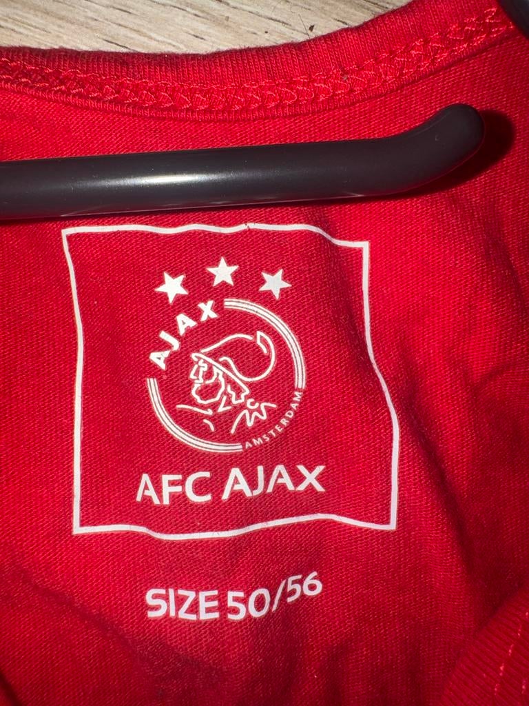 Ajax romper maat 50/56, Ophalen, Gebruikt, Jongetje of Meisje, Overige typen