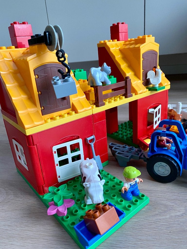 Lego Duplo boerderij, Ophalen of Verzenden, Zo goed als nieuw, Compleet, Duplo