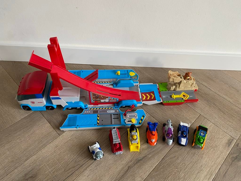 Paw Patroller True Metal Launch 'N Haul Speelset, Ophalen of Verzenden, Gebruikt, Jongen of Meisje