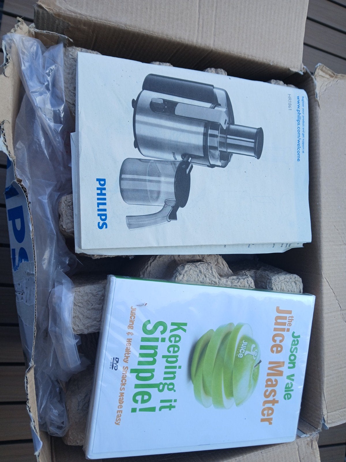Philips HR1861 Sapcentrifuge - Krachtige Juicer, Witgoed en Apparatuur, Juicers, Ophalen of Verzenden, Gebruikt, Elektrisch, Sapcentrifuge