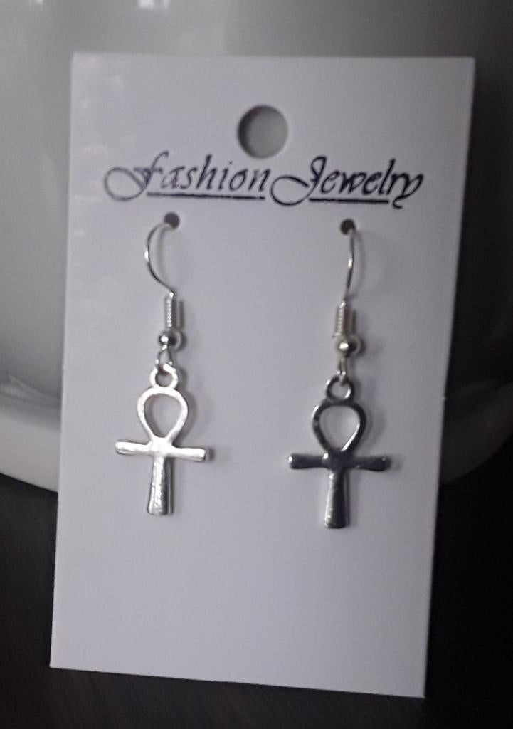 Oorbellen ankh, anch, levenskruis, anch-kruis, anch-teken, Overige materialen, Hangers, Nieuw, Ophalen of Verzenden
