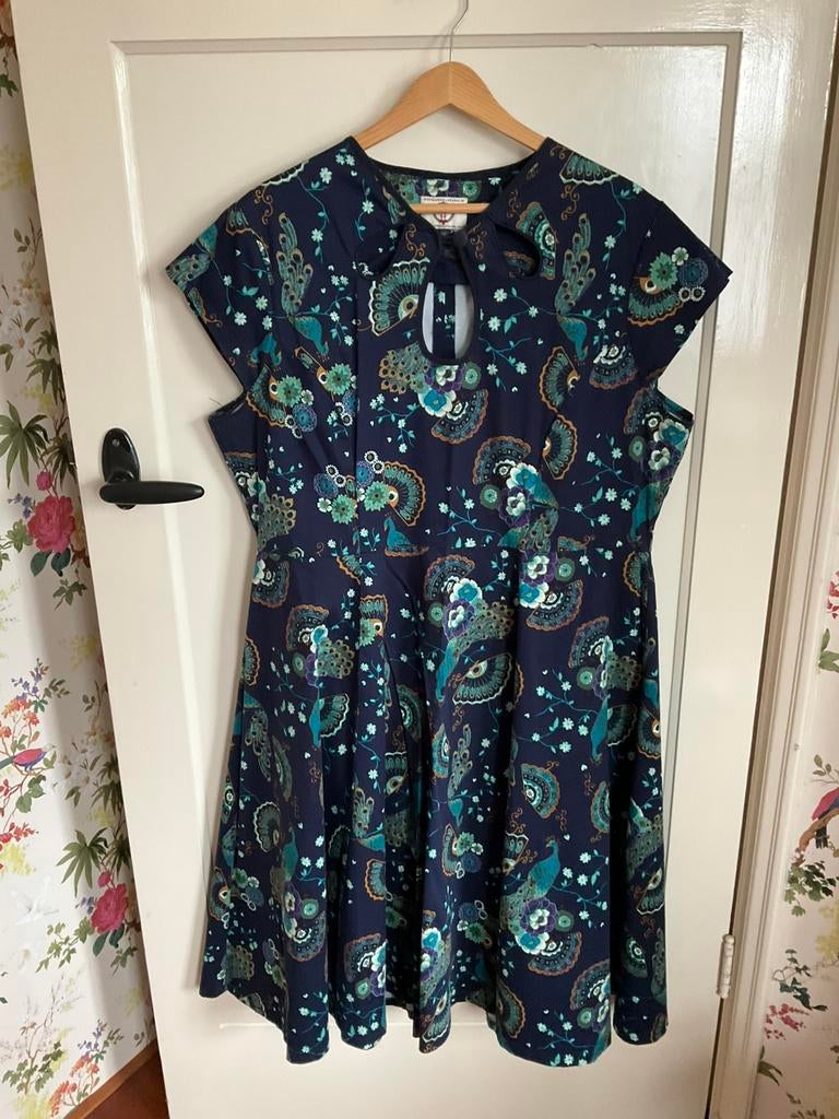 Banned Retro jurk maat 3xl, Kleding | Dames, Jurken, Blauw, Maat 46/48 (XL) of groter, Ophalen of Verzenden, Zo goed als nieuw