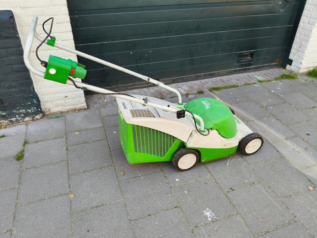 Viking me 400 Grasmaaier, Tuin en Terras, Grasmaaiers, Ophalen, Gebruikt, Elektrische grasmaaier, Opvangbak