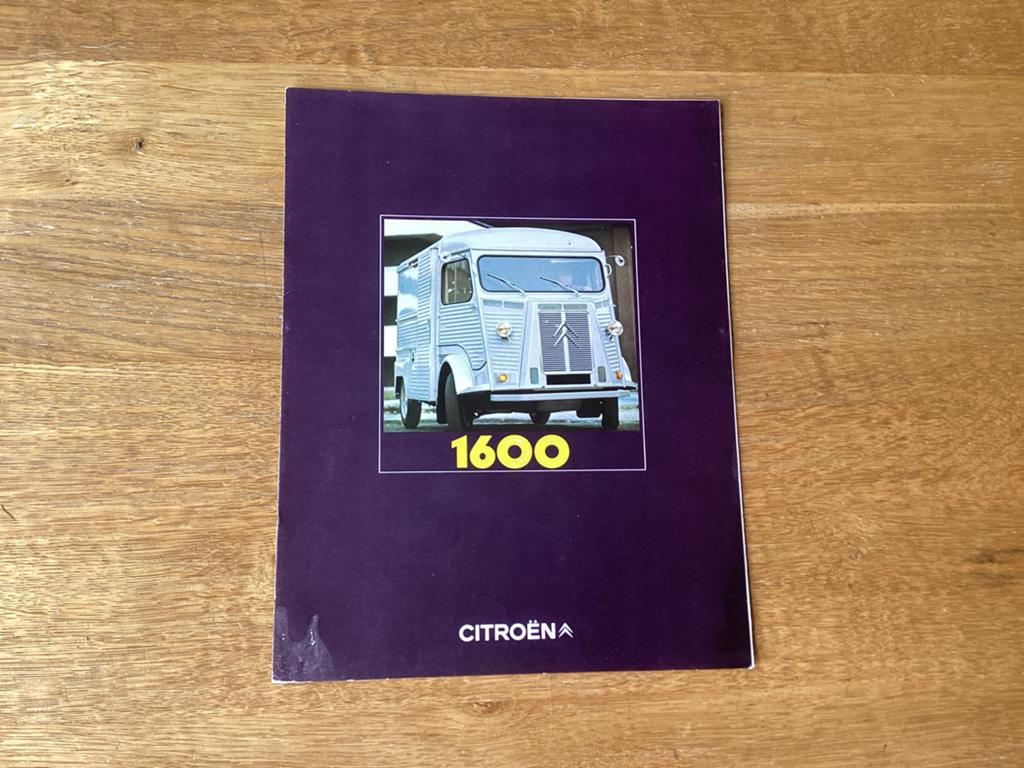Citroën HY 1600 Brochure - 1971, Ophalen of Verzenden, Zo goed als nieuw, Citroën