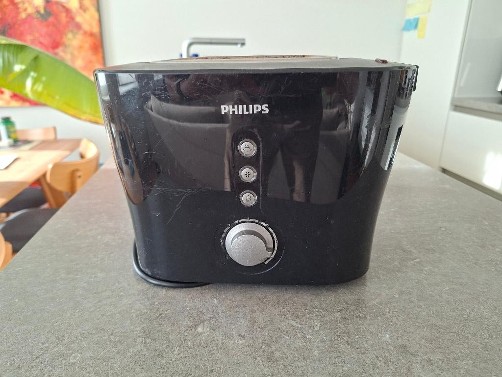 Philips broodrooster hd2630, Witgoed en Apparatuur, Broodroosters, Ophalen, Gebruikt, Uitneembare kruimellade