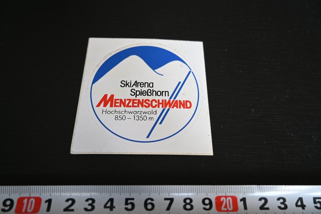 sticker Ski Arena Spießhorn MENZENSCHWAND Hochschwarzwald, Ophalen, Zo goed als nieuw