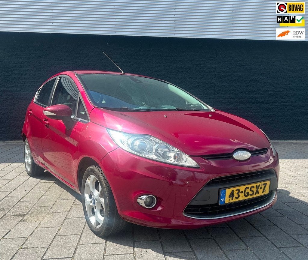 Ford Fiesta 1.25 Titanium, Auto's, Voorwielaandrijving, 1242 cc, 82 pk, Origineel Nederlands