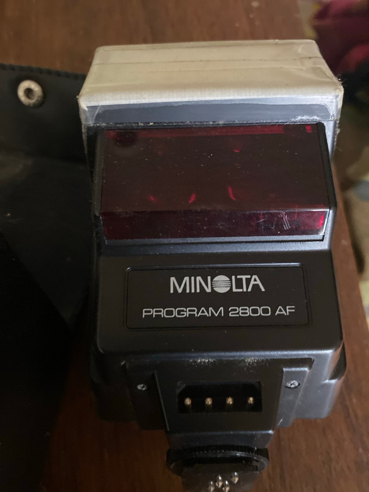 Minolta Program 2800 AF Flitser, Gebruikt, Minolta, Voor analoge fotografie, Externe flitser
