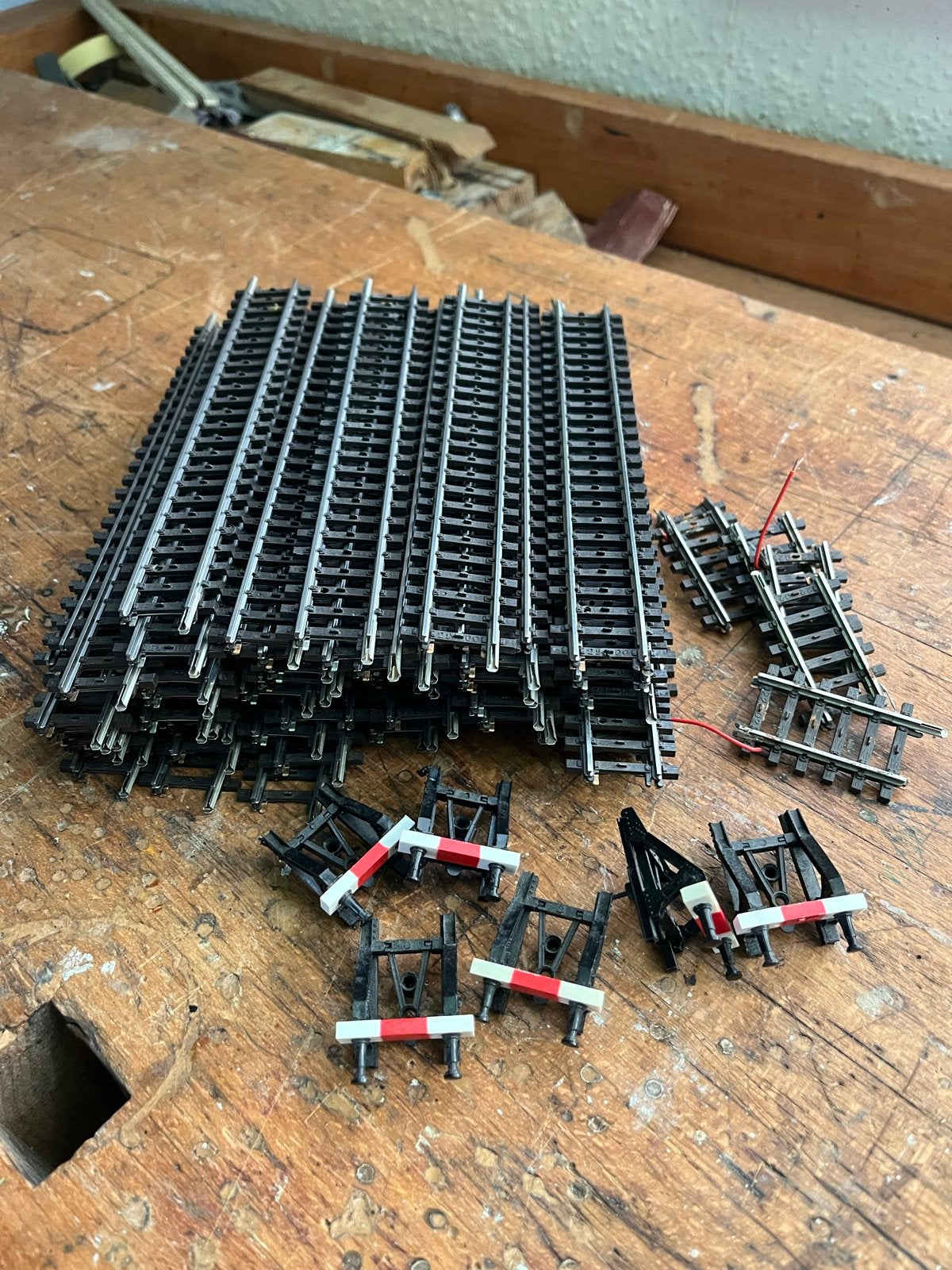 marklin K2200 rails en stootblokken, Overige merken, Gebruikt, Gelijkstroom of Wisselstroom, Rails