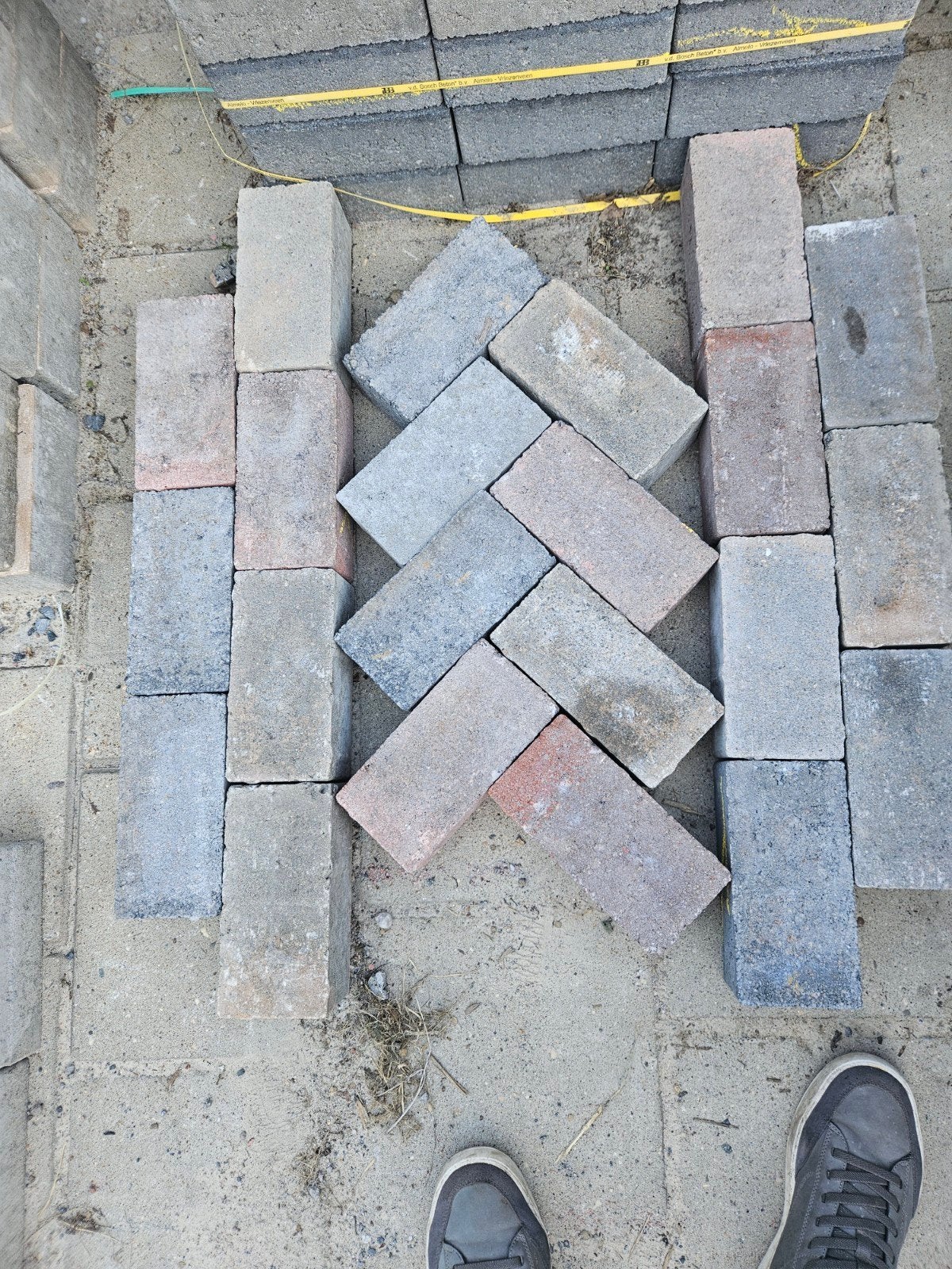 Betonklinker brons 8cm, Ophalen, Nieuw, Beton, Klinkers