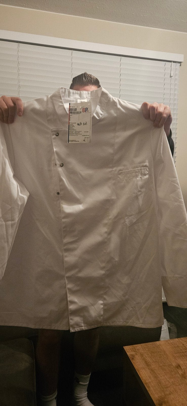 BP Chef Jas en Chino Broek Set - Nieuw met labels, Wit, Nieuw, Ophalen of Verzenden, BP