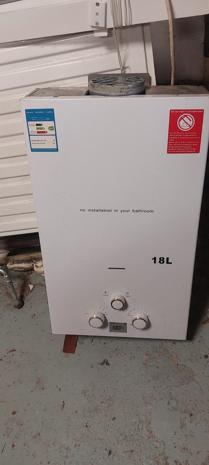 geiser te koop, Ophalen, Minder dan 3 jaar oud, Minder dan 20 liter, Nieuw