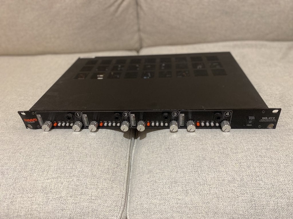 Warm Audio WA-412 Microfoon Preamp – 4-kanaals, Ophalen of Verzenden, Gebruikt, Audio