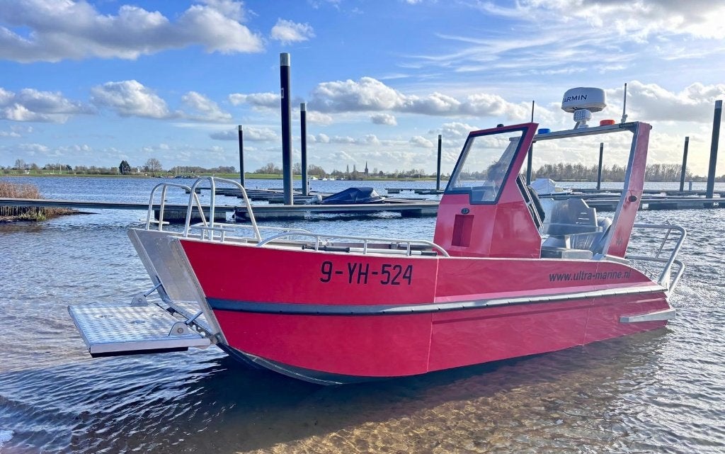 TRXV 570 3VLC landing craft aluminium werkboot, koop en huur, Benzine, Overige merken, 35 cm, Buitenboordmotor
