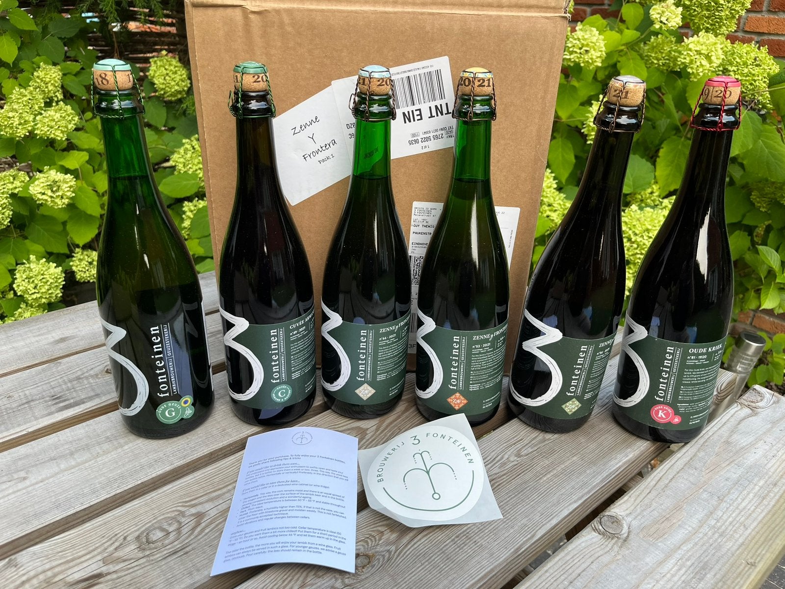 3 Fonteinen Zenne pack 20|21 #1, Verzamelen, Ophalen of Verzenden, Zo goed als nieuw, Flesje(s), Overige merken