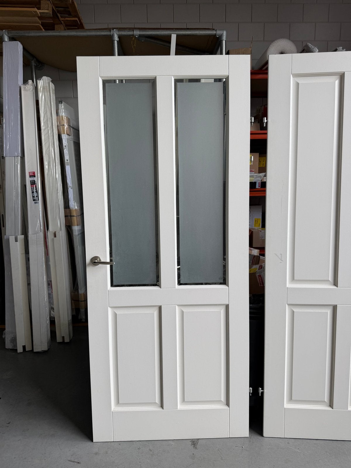 Opdekdeuren: Glasdeur (80x2115) & Dichte deuren (830x2115), Ophalen, Gebruikt, 80 tot 100 cm, 215 cm of meer