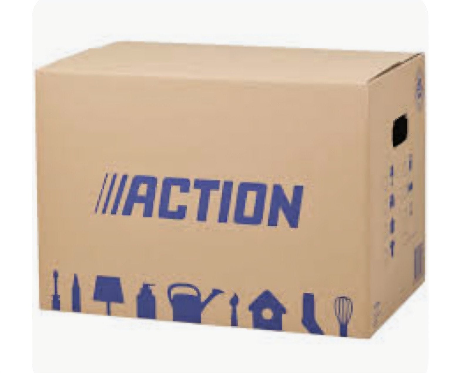 Nw, 25 stuks Action verhuisdozen -  opvouwbaar, 48-34-33 cm., Ophalen, Doos, Opvouwbaar, Minder dan 50 cm