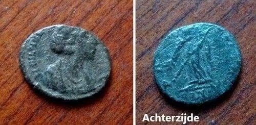 Bronzen Romeinse munt, Keizerin Faustina 141-146 na Chr., Verzenden, Italië, Losse munt