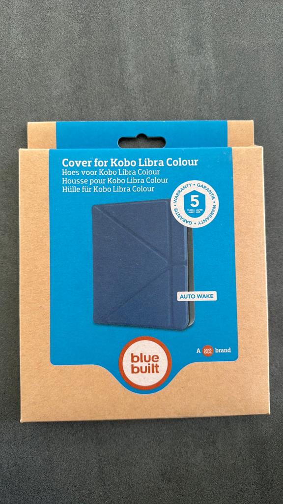Hoesje voor Kobo Libra Colour - Blauw, Ophalen of Verzenden, Nieuw