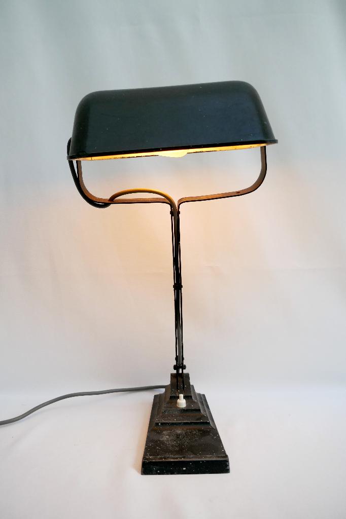 Erpe - Art Deco bureaulamp - België jaren 30, Ophalen of Verzenden