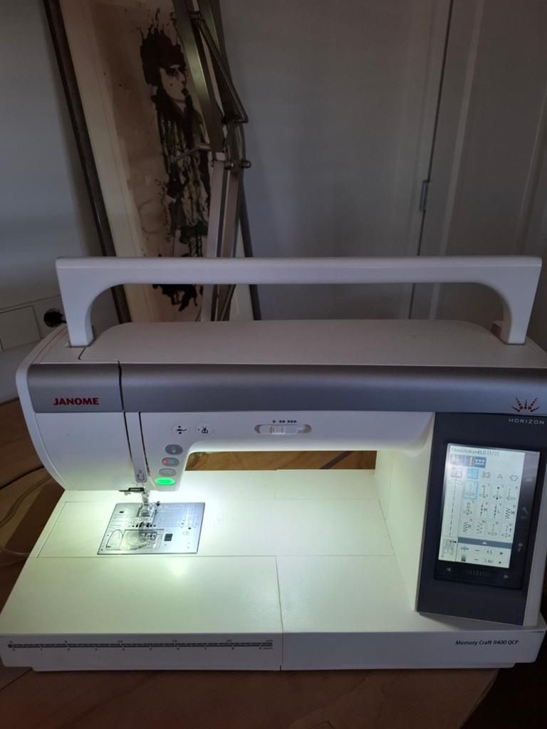 Janome Memory Craft 9400 QCP Quilt Naaimachine, Ophalen, Zo goed als nieuw, Naaimachine, Overige merken