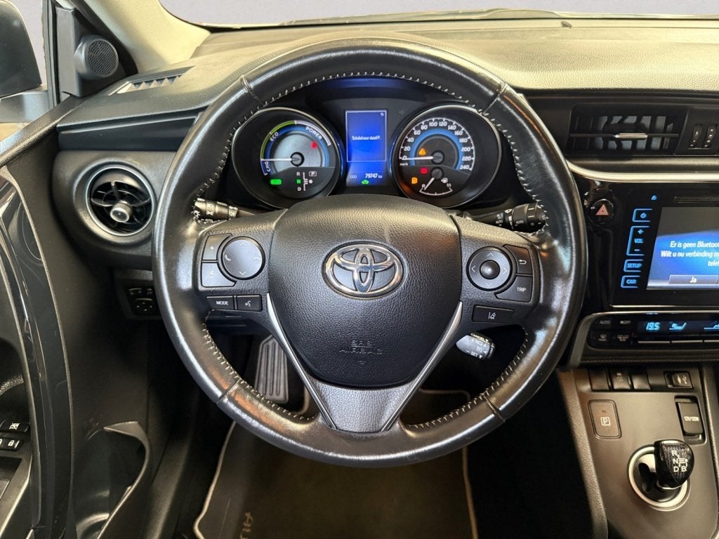 Toyota Auris 1.8 Hybrid Energy CAMERA | CLIMATE CONTROL, Auto's, Toyota, Gebruikt, Wit, Hybride Elektrisch/Benzine, Start-stop-systeem