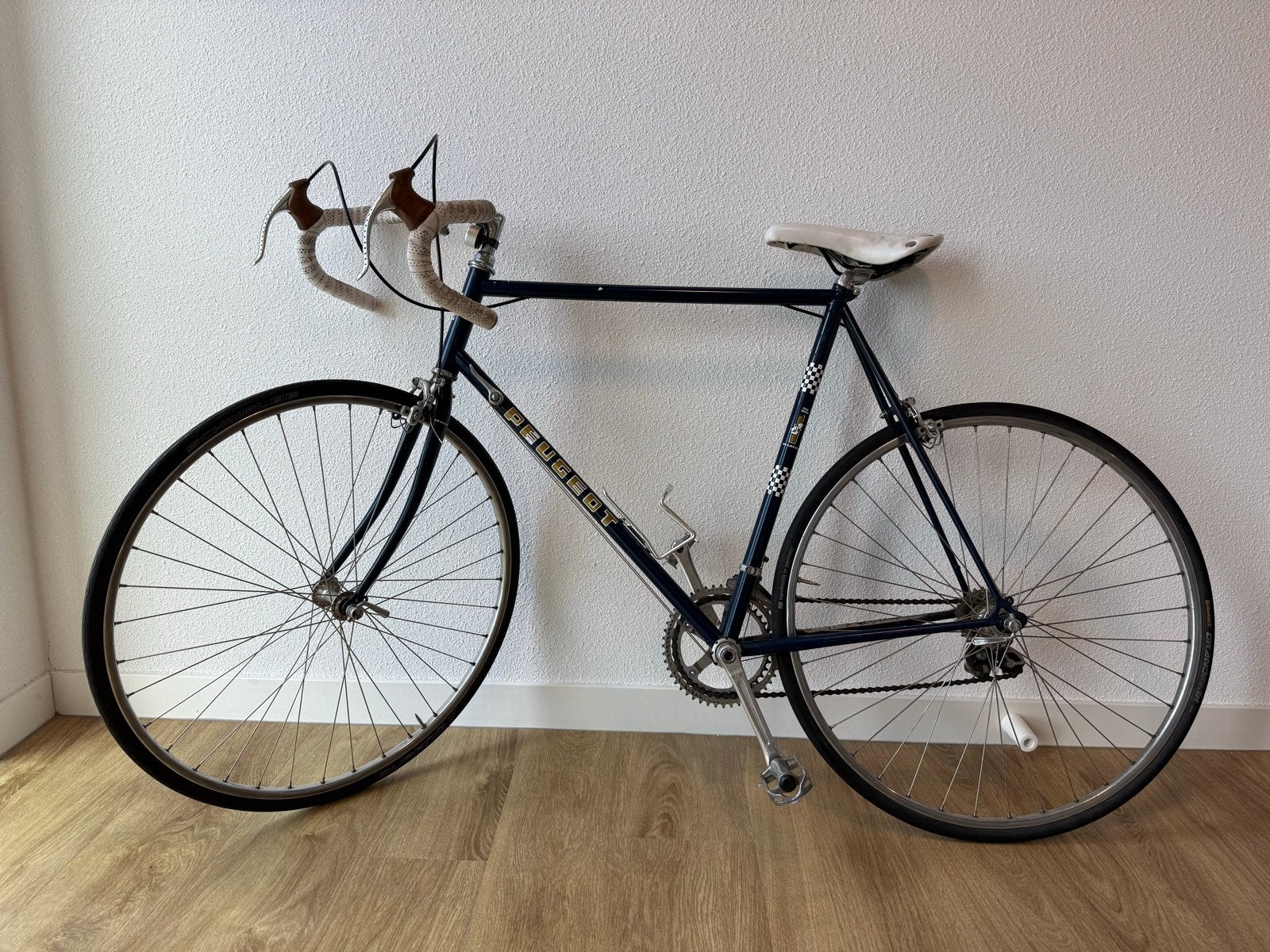 Vintage Peugeot racefiets met Shimano 600 onderdelen, Overige merken, 28 inch, Gebruikt, Ophalen of Verzenden