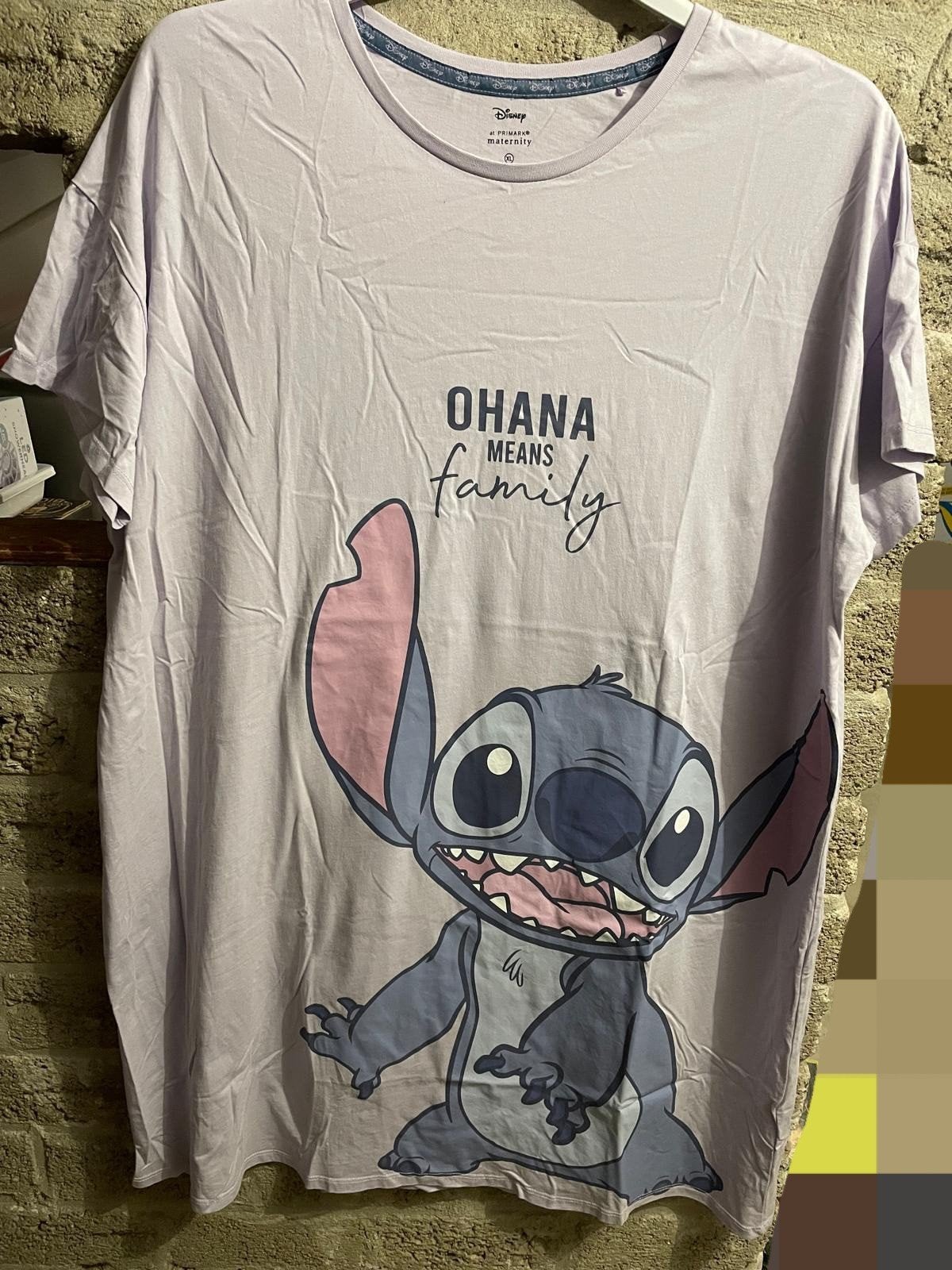 Disney Stitch & Angel Longsleeve - Maat XL nachthemd, Disney, Paars, Maat 46/48 (XL) of groter, Ophalen of Verzenden