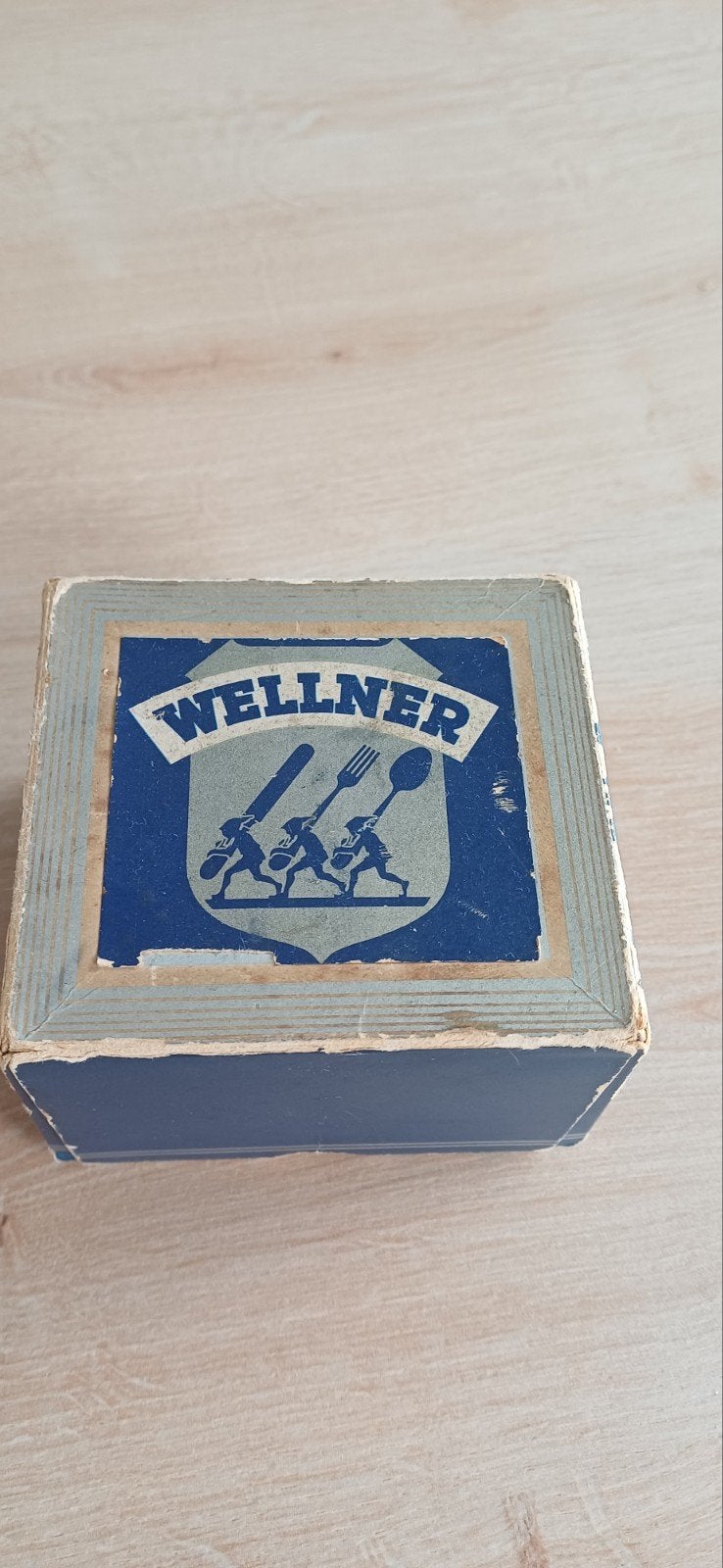 Antiek Wellner Doosje - Vintage Bestekdoos, Antiek en Kunst, Ophalen of Verzenden