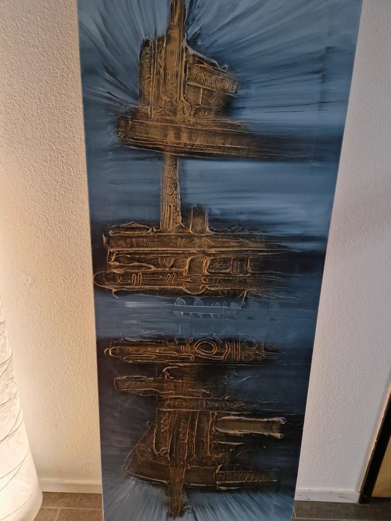 Abstract Schilderij Canvas, van bekende Genadyj., Ophalen of Verzenden