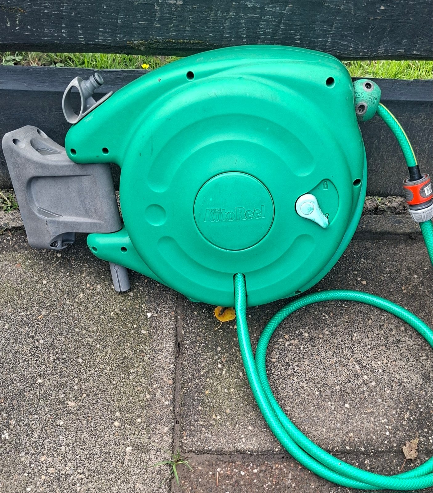 Hozelock AutoReel Tuinslanghaspel met slang, Tuin en Terras, Ophalen of Verzenden, Gebruikt, Tuinslanghaspel