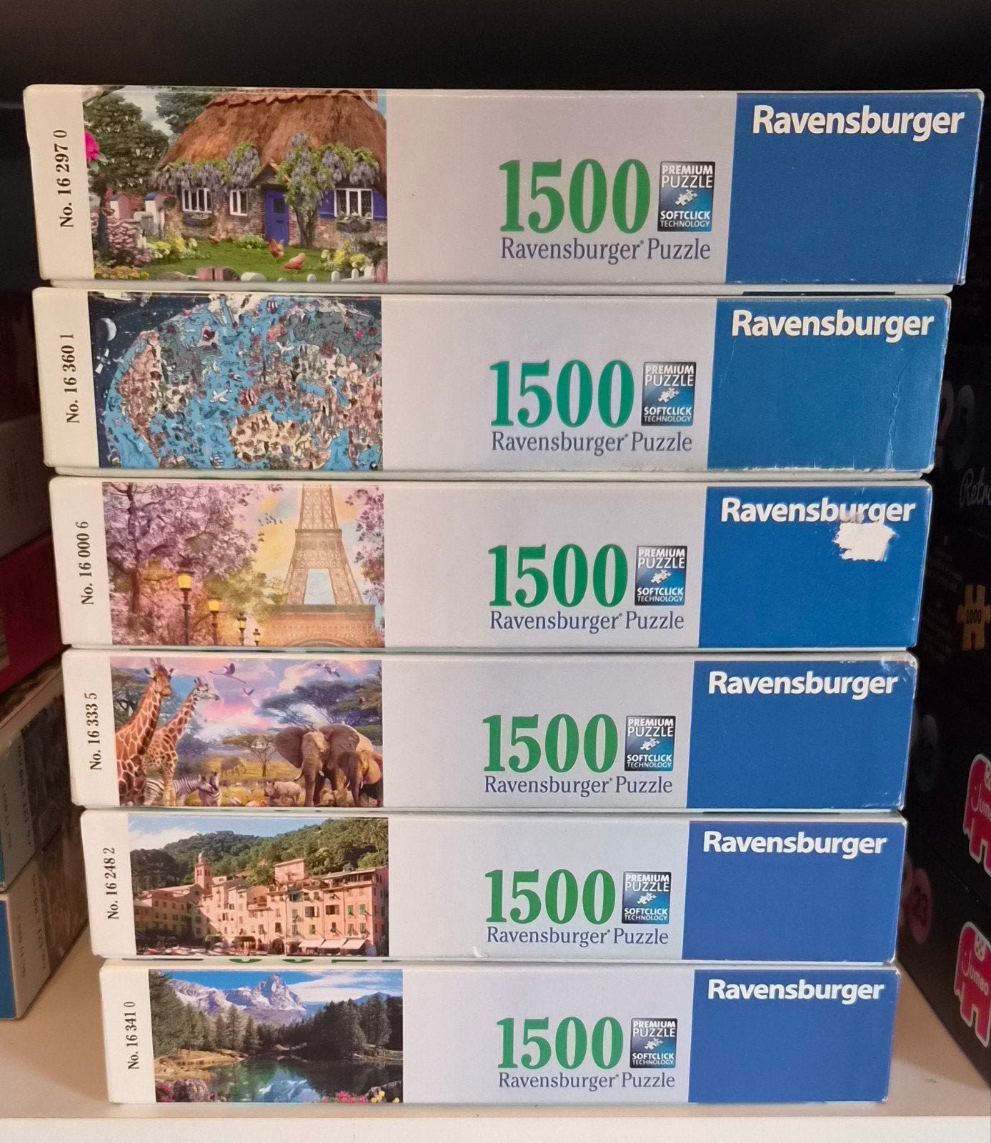 Ravensburger Premium Legpuzzel 1500 Stukjes, Ophalen, 500 t/m 1500 stukjes, Zo goed als nieuw