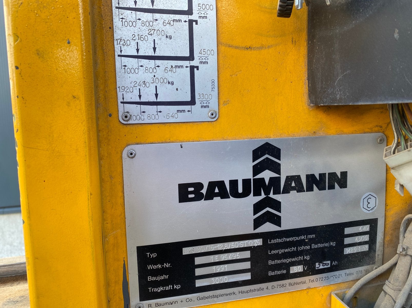 Zijlader vierweg baumann, Ophalen, Gebruikt, Elektrisch