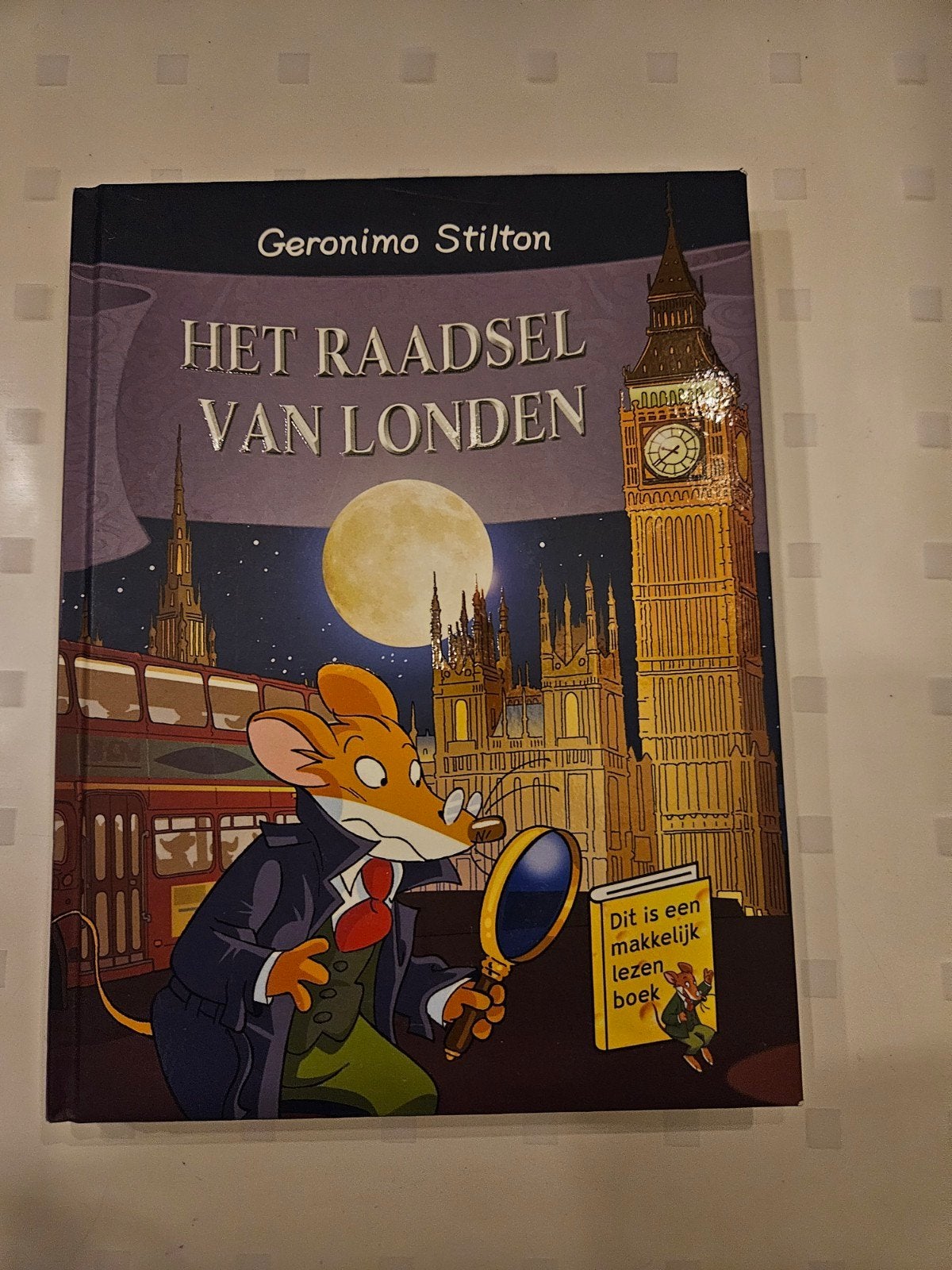 Geronimo Stilton - Het Raadsel van Londen, Ophalen of Verzenden, Zo goed als nieuw, Geronimo Stilton, Fictie algemeen