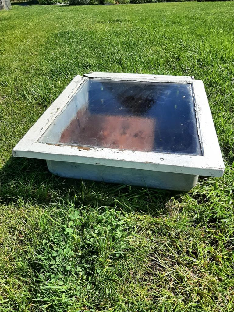 Kleine kweekbak/ zelfgemaakte kas, Tuin en Terras, Ophalen, Overige materialen, Gebruikt, Overige materialen