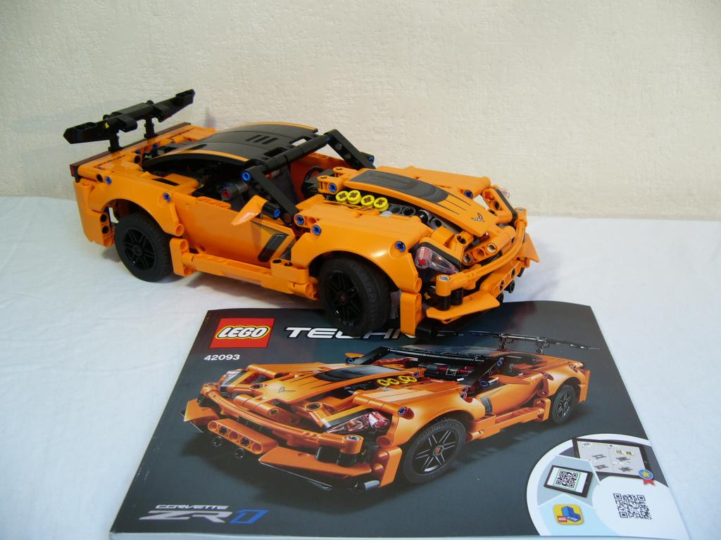 Lego Technic 42093 Chevrolet Corvette ZR1, Gebruikt, Ophalen of Verzenden, Technic, Complete set