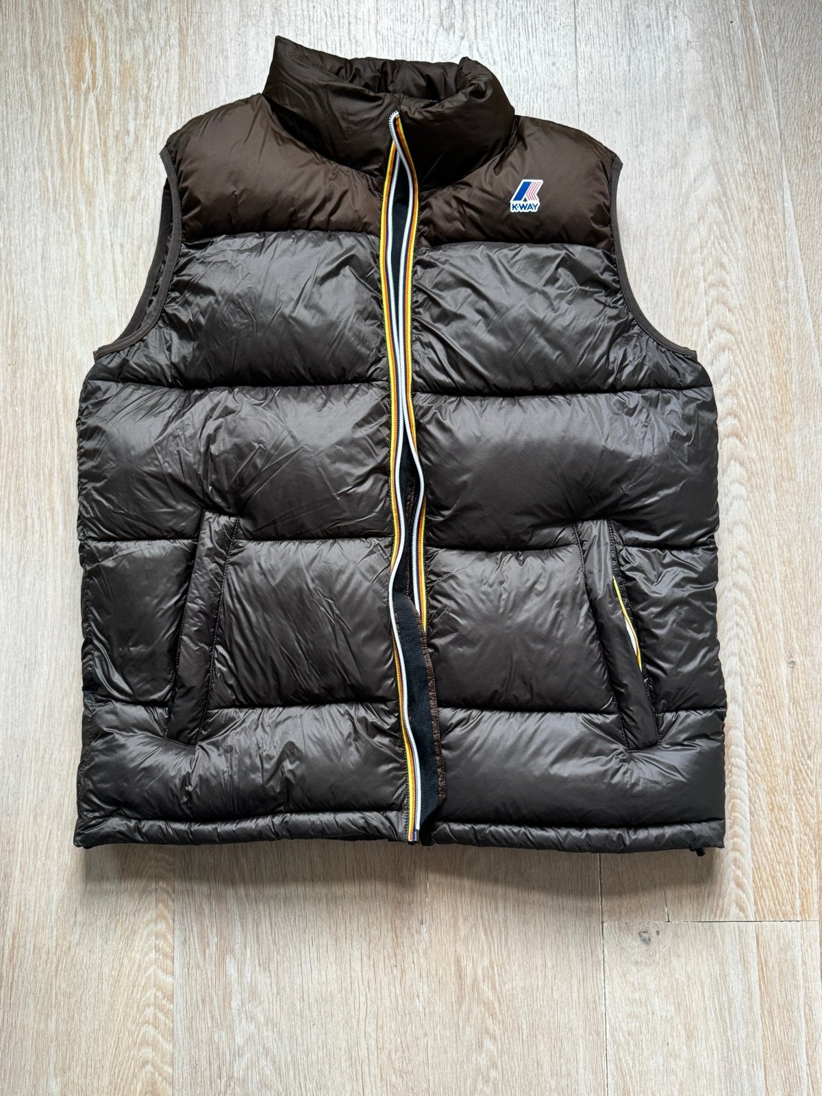 K-Way Thermore Bodywarmer Vrai Claude 3.0 - Maat XL- Nieuw, Ophalen of Verzenden, Zo goed als nieuw, Maat 56/58 (XL), Bruin