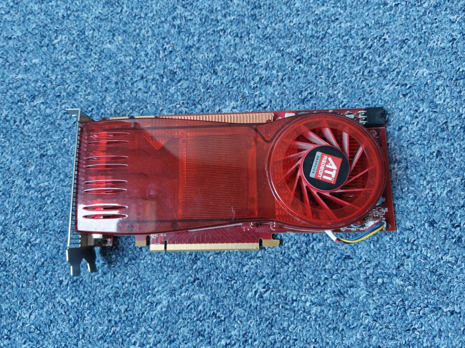 ATI Radeon HD 3870 - PCIe 2 x DVI 512MB Graphics 2007, Computers en Software, Gebruikt, GDDR, Ophalen of Verzenden, DVI