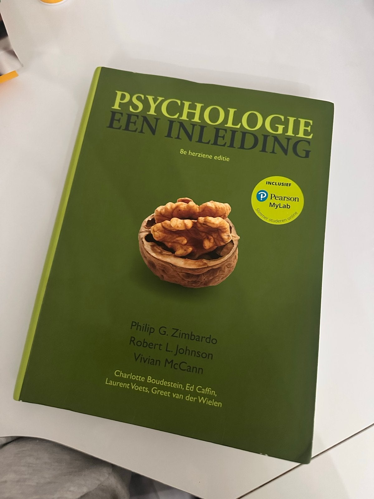 Psychologie een inleiding - 8e herziene editie + MyLab code, Ophalen of Verzenden, Zo goed als nieuw, HBO
