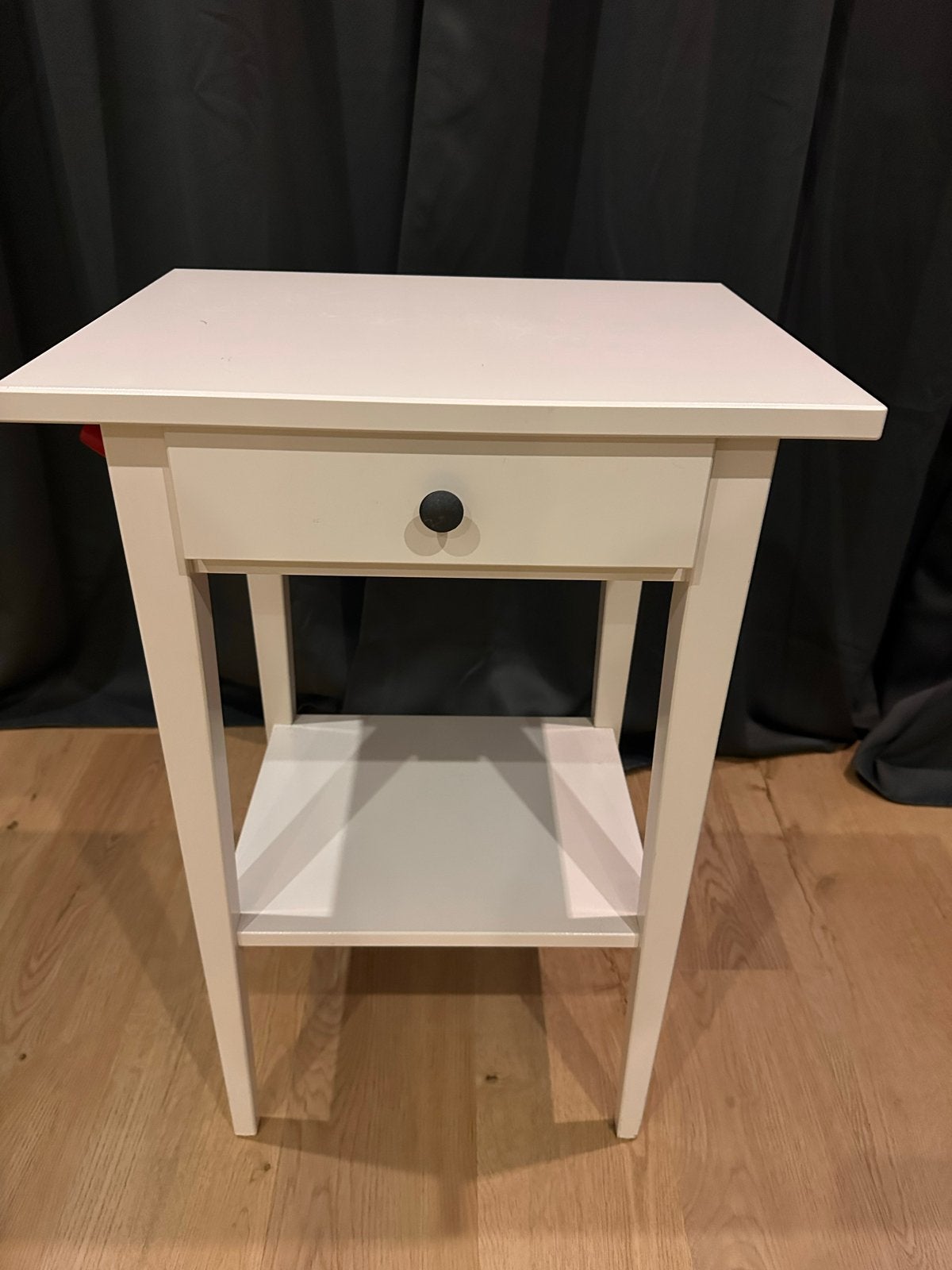 IKEA Hemnes Nachtkastje/Bijzettafel Wit, Ophalen, Minder dan 55 cm, Gebruikt, Vierkant