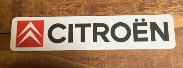 CITROEN   reclamebord kentekenplaat formaat, Ophalen of Verzenden, Zo goed als nieuw, Auto's