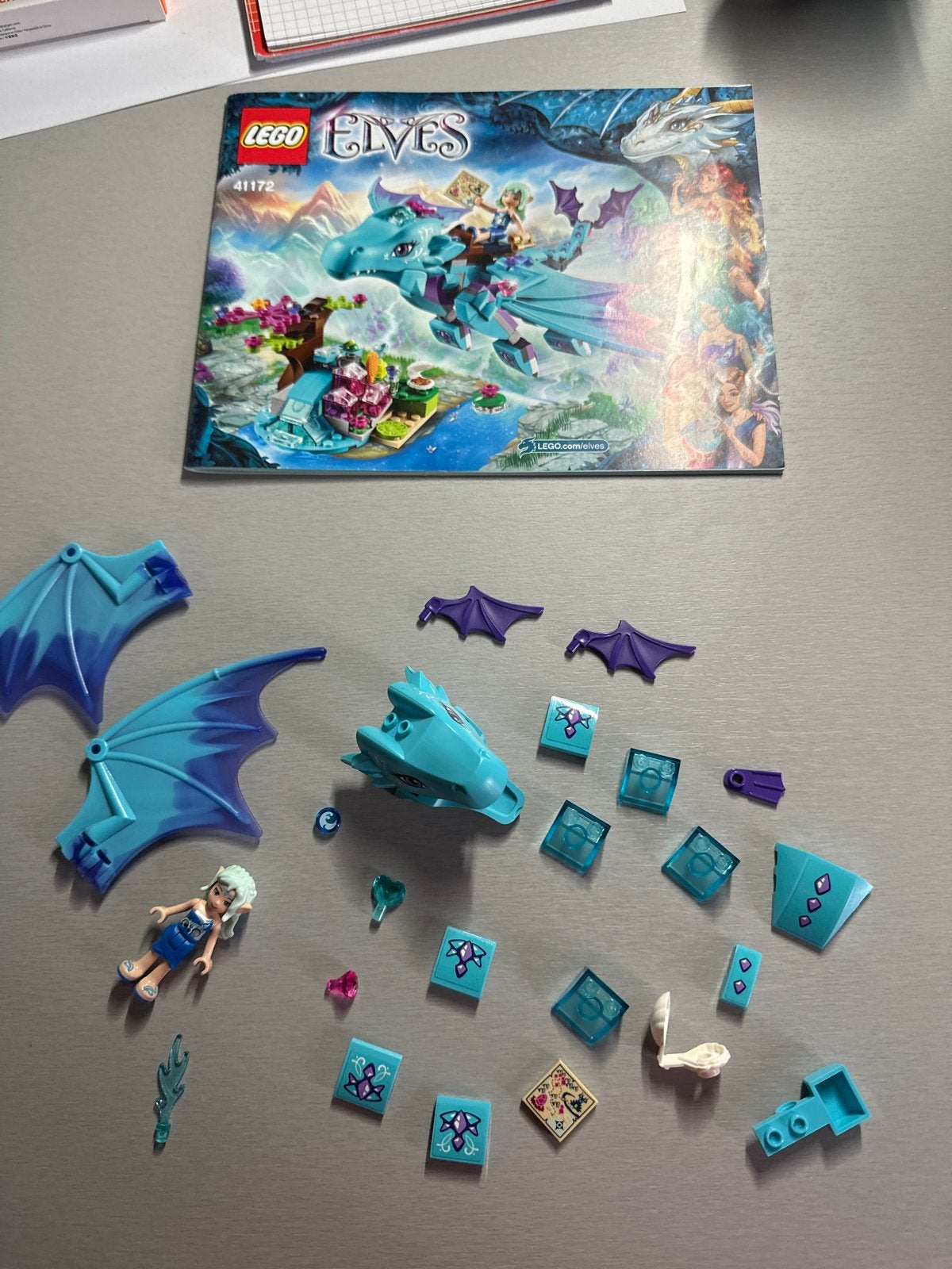 Lego Elves 41172 waterdraak avontuur, Kinderen en Baby's, Speelgoed | Duplo en Lego, Gebruikt, Overige thema's, Lego, Ophalen of Verzenden