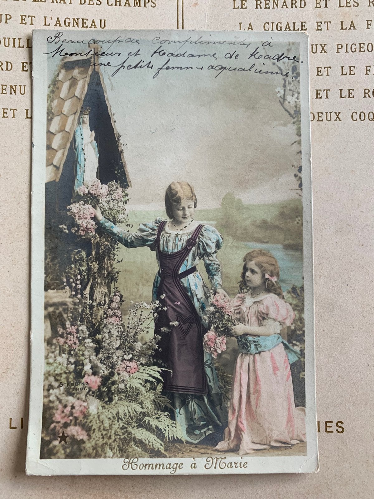 1908 Hommage à Marie, Ophalen of Verzenden, Voor 1920, Gelopen, Kinderen