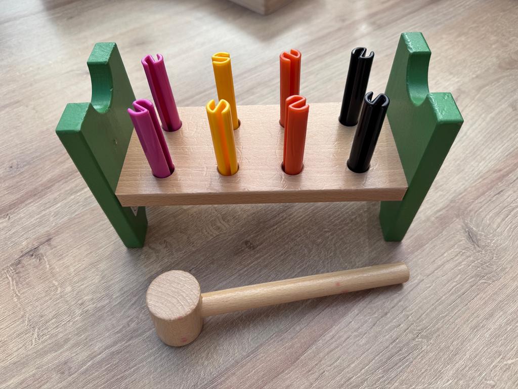 MULA IKEA Toy Hammering Block ZGAN, Kinderen en Baby's, Speelgoed | Houten speelgoed, Ophalen of Verzenden, Zo goed als nieuw