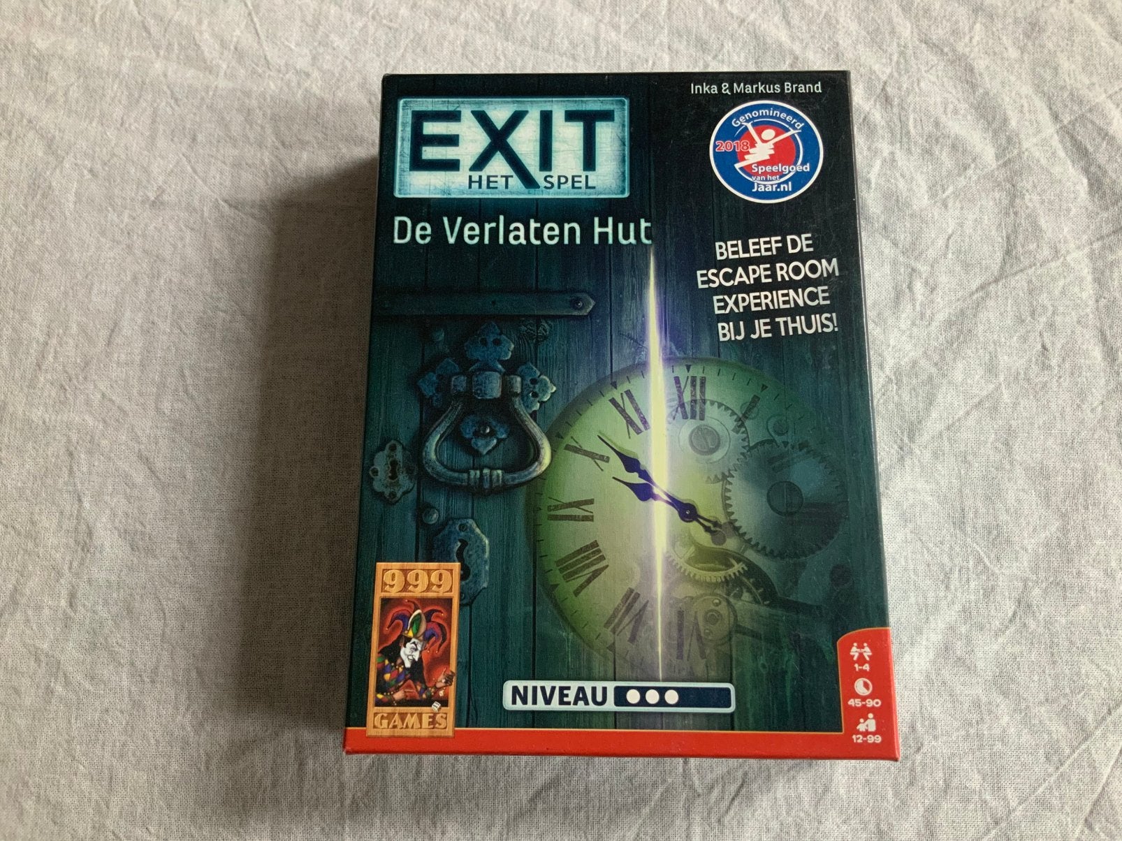 Exit, de verlaten hut, Een of twee spelers, Ophalen of Verzenden, Gebruikt, 999 Games