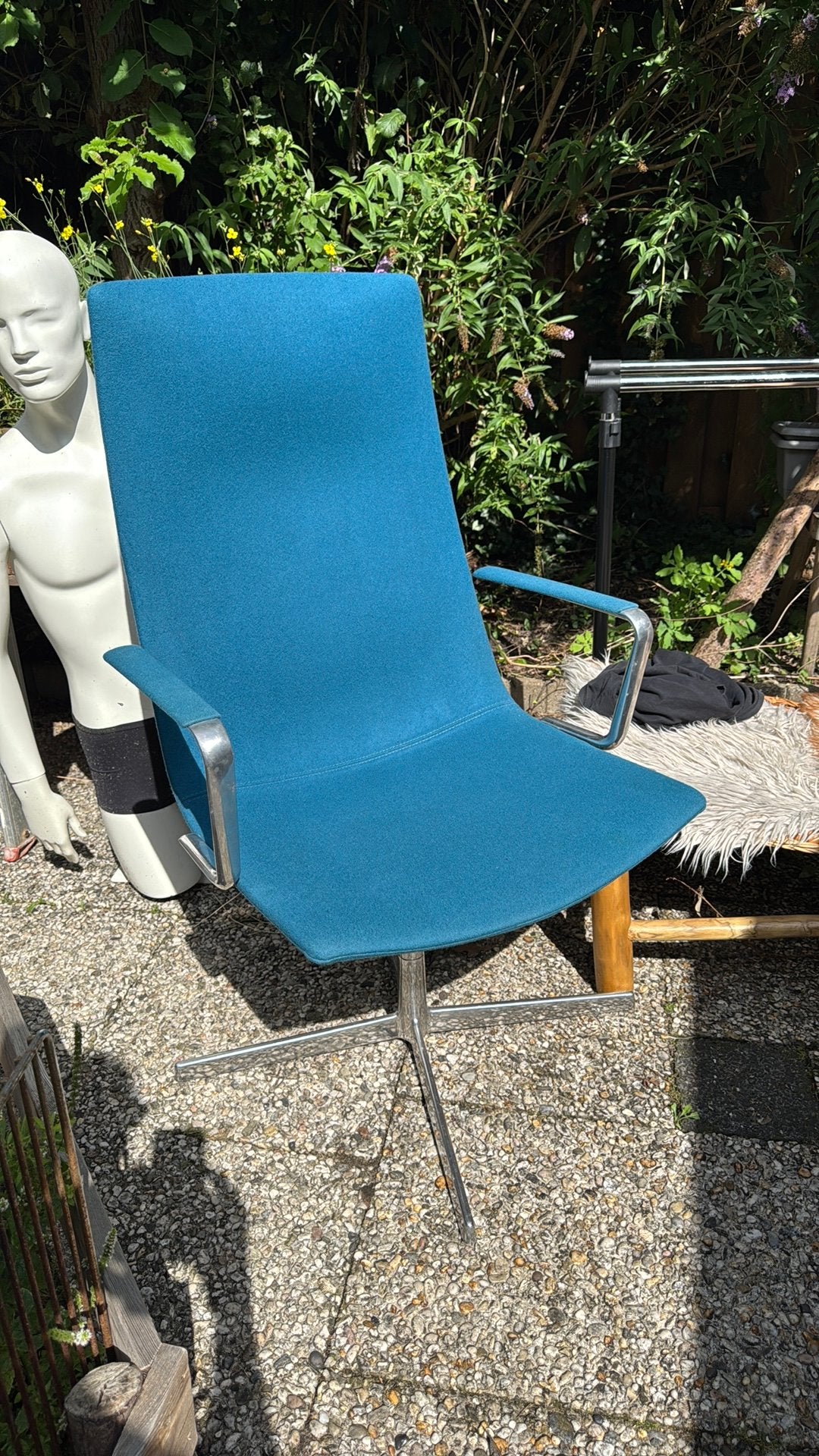 Arper Catifa 60 design stoel – Lievore Altherr Molina, Ophalen, Gebruikt, Blauw, Design